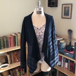 Lucky Brand Navy Sweater